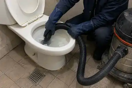 변기막힘 작업 현장